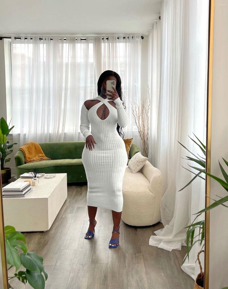 Casual Dresses EWSFV 2023 Fashion High Quality Women Solid Color Long Slim Dress Sexy Hip Wrap Sleeve, White 
Casual Dresses EWSFV 2023 Fashion High Quality Women Solid Color Long Slim Dress Sexy Hip Wrap Sleeve, White