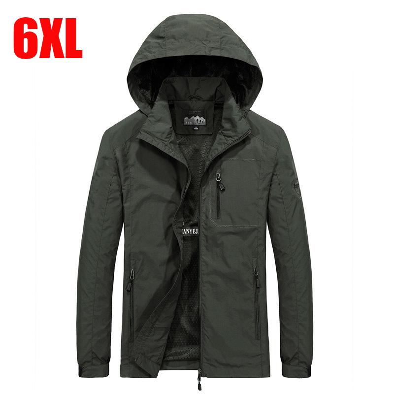 Men's Jackets Windbreaker Waterproof Military Hooded Casual Coat Male Clothing Spring Autumn Zipper Men TopsMen's, Army green
Men's Jackets Windbreaker Waterproof Military Hooded Casual Coat Male Clothing Spring Autumn Zipper Men TopsMen's, Army green