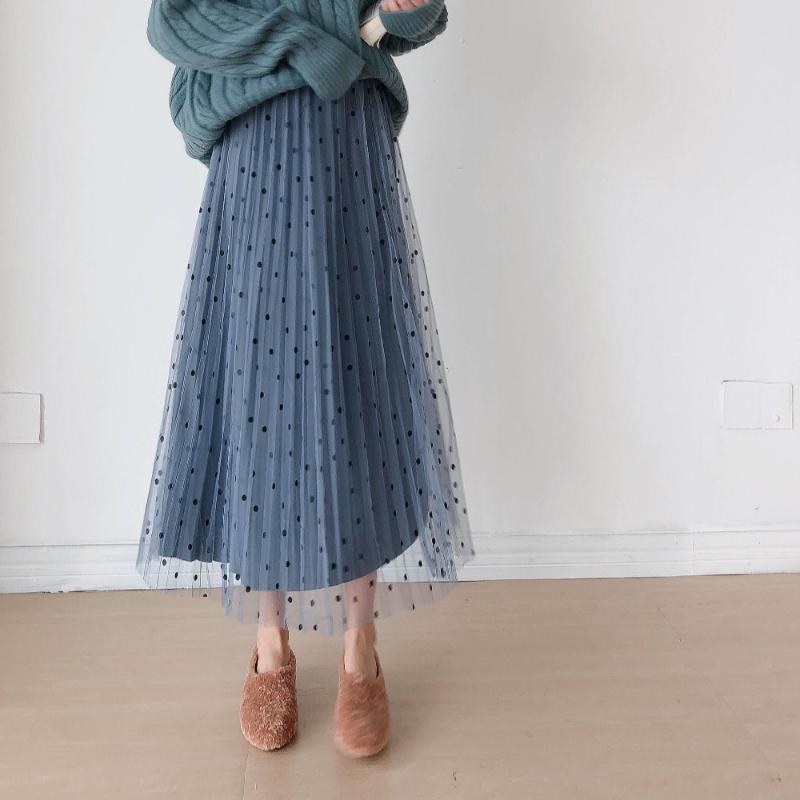 Skirts 2023 Spring Romantic Wave Point Mesh Ball Gown Skirt Double-sided Wear Saia Mori Girl, Black
Skirts 2023 Spring Romantic Wave Point Mesh Ball Gown Skirt Double-sided Wear Saia Mori Girl, Black