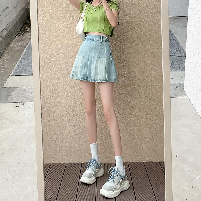 Skirts Fashion Retro Denim Shorts Skirt Streetwear Summer Short Pleated Sexy High Waist Casual Vintage Jeans Female, Light blue
Skirts Fashion Retro Denim Shorts Skirt Streetwear Summer Short Pleated Sexy High Waist Casual Vintage Jeans Female, Light blue