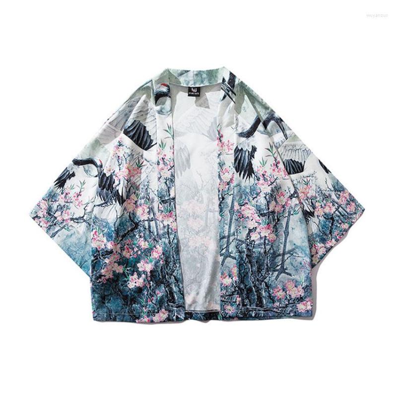 Ethnic Clothing Summer Woman Japanese Harajuku Style Kimono Haori Coat Lady Loose Beach Wear Cardigan Couple's Bathing Yukata
Ethnic Clothing Summer Woman Japanese Harajuku Style Kimono Haori Coat Lady Loose Beach Wear Cardigan Couple's Bathing Yukata