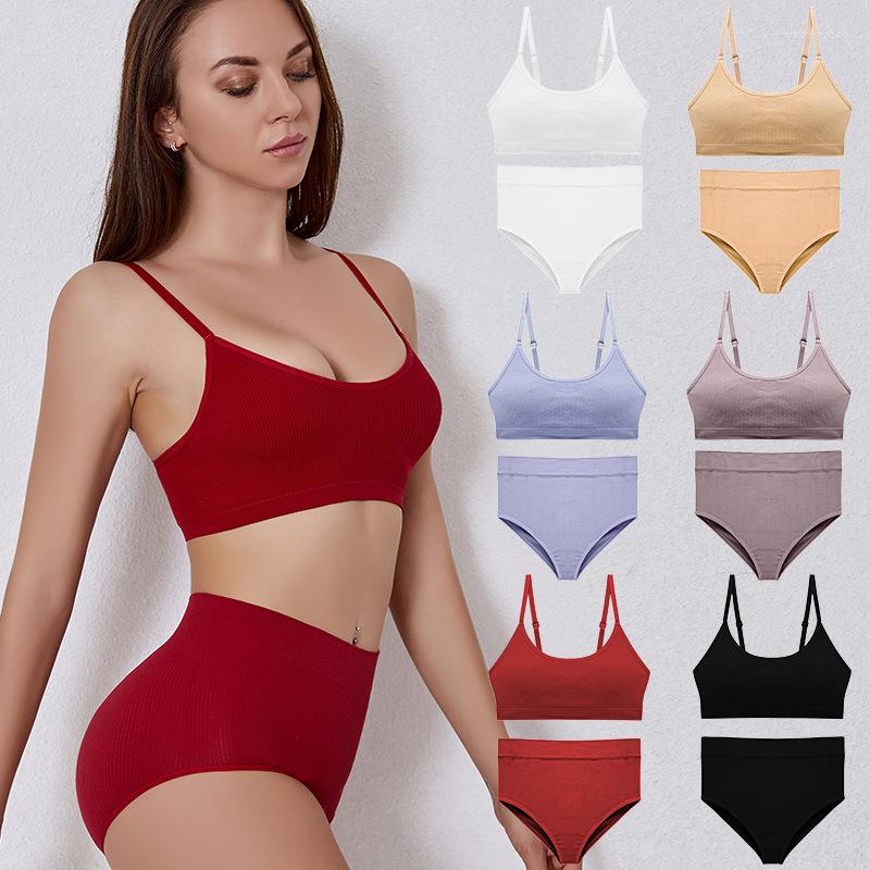 Bras Sets Women Seamless Bra Set Sexy Lingerie High Waist Briefs Panties No Pad Wirefree Bralette Female Underwear, Black
Bras Sets Women Seamless Bra Set Sexy Lingerie High Waist Briefs Panties No Pad Wirefree Bralette Female Underwear, Black