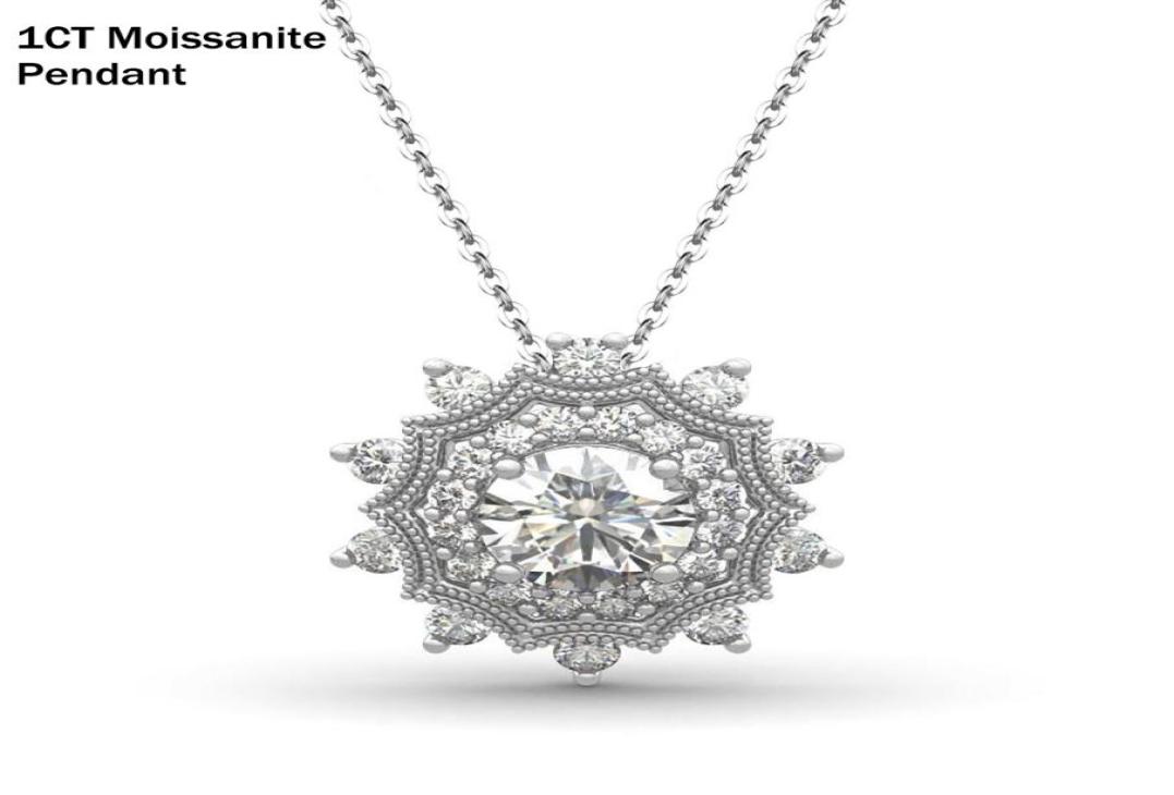 100 925 Sterling Silver 1ct Round Snowflake Moissanite Pendant For Women With Necklace Sparking Full AAA Zircon Fine Jewelry2305137
100 925 Sterling Silver 1ct Round Snowflake Moissanite Pendant For Women With Necklace Sparking Full AAA Zircon Fine Jewelry2305137
