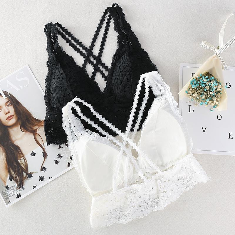 Bustiers & Corsets Lace Bralette Women Tube Top Sexy Underwear Deep V Lingerie Female Crop Beauty Back Padded Bra, Black
Bustiers & Corsets Lace Bralette Women Tube Top Sexy Underwear Deep V Lingerie Female Crop Beauty Back Padded Bra, Black