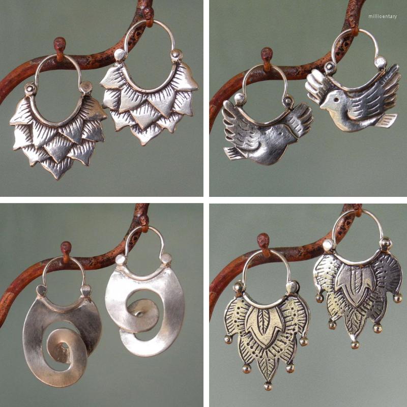 Hoop Earrings Ethnic Style Maple Silver Color Women 2023 Vintage Creative Bird Spiral Personalized Party Vacation Jewelry
Hoop Earrings Ethnic Style Maple Silver Color Women 2023 Vintage Creative Bird Spiral Personalized Party Vacation Jewelry
