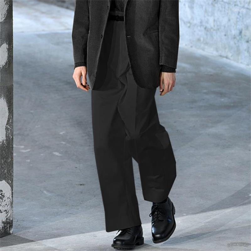 Men's Pants Men's Fashion Week Autumn Retro Business Casual Straight Trousers Long Loose Wide Leg, Black
Men's Pants Men's Fashion Week Autumn Retro Business Casual Straight Trousers Long Loose Wide Leg, Black