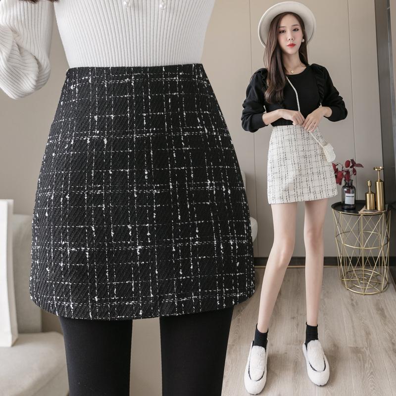 Skirts Women' Casual Kawaii Chic High Waist Retro Checkered Woolen Skirt Female Korean Girl Vintage Clothing Mini Women, Black
Skirts Women' Casual Kawaii Chic High Waist Retro Checkered Woolen Skirt Female Korean Girl Vintage Clothing Mini Women, Black