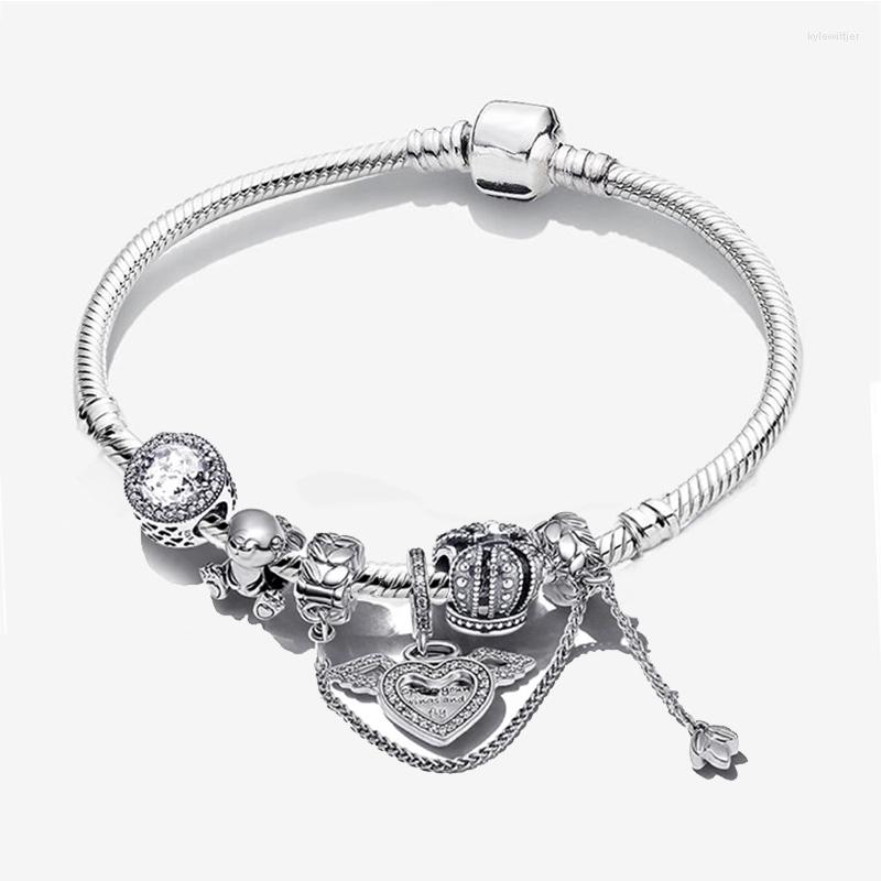 Charm Bracelets Love & Crown Bracelet With Pendant Fit Jewelry Star Animal Beads For Women Fashion Brand Gift 2023
Charm Bracelets Love & Crown Bracelet With Pendant Fit Jewelry Star Animal Beads For Women Fashion Brand Gift 2023