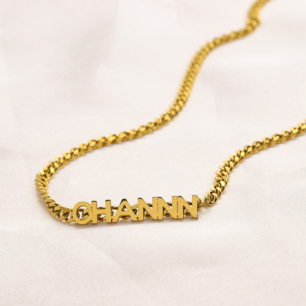 18K Gold Plated Luxury Designer Necklace for Women Party Brand Letter Choker Chain Copper Necklaces Jewelry Accessory High Quality 20style
18K Gold Plated Luxury Designer Necklace for Women Party Brand Letter Choker Chain Copper Necklaces Jewelry Accessory High Quality 20style