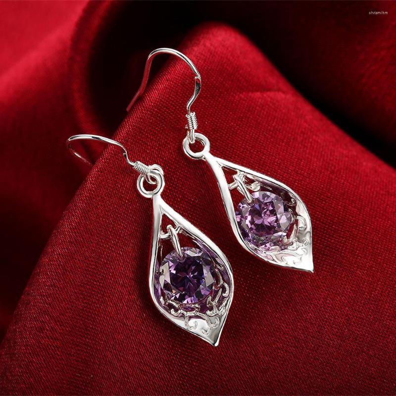 Dangle Earrings 925 Sterling Silver Luxury Crystal Amethyst Shell For Women Fashion Party Wedding Accessories Jewelry Christmas Gifts
Dangle Earrings 925 Sterling Silver Luxury Crystal Amethyst Shell For Women Fashion Party Wedding Accessories Jewelry Christmas Gifts