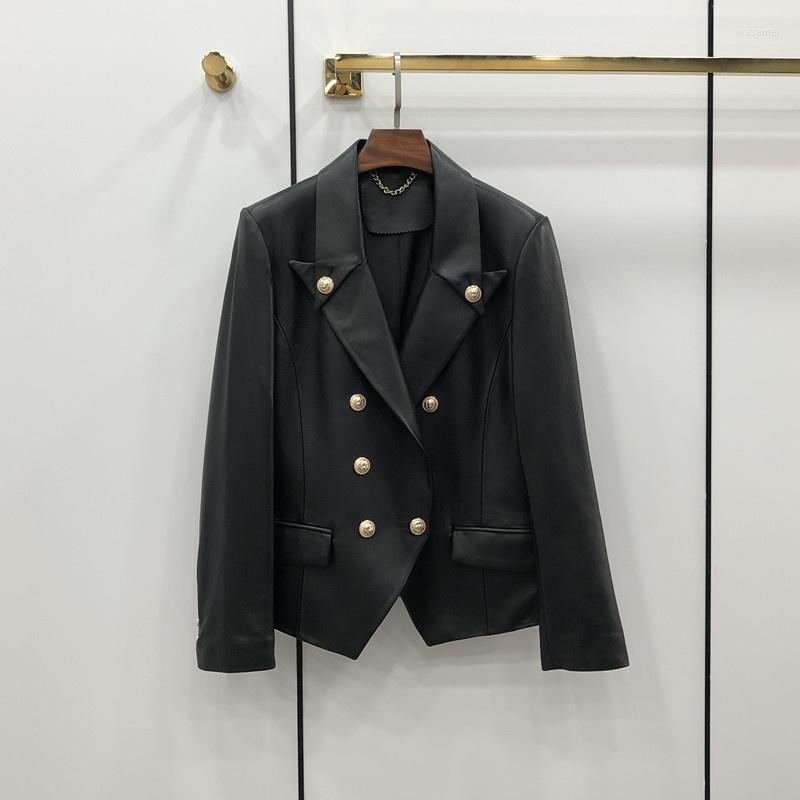 Women' Leather 2023 Woman Coats Natural Sheepskin Jackets Female Windbreaker Overcoat H611, Black
Women' Leather 2023 Woman Coats Natural Sheepskin Jackets Female Windbreaker Overcoat H611, Black