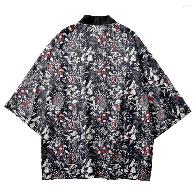 Ethnic Clothing Men Japanese Mushroom Print Kimono Cardigan Samurai Costume Yukata Traditional Haori Shirt
Ethnic Clothing Men Japanese Mushroom Print Kimono Cardigan Samurai Costume Yukata Traditional Haori Shirt