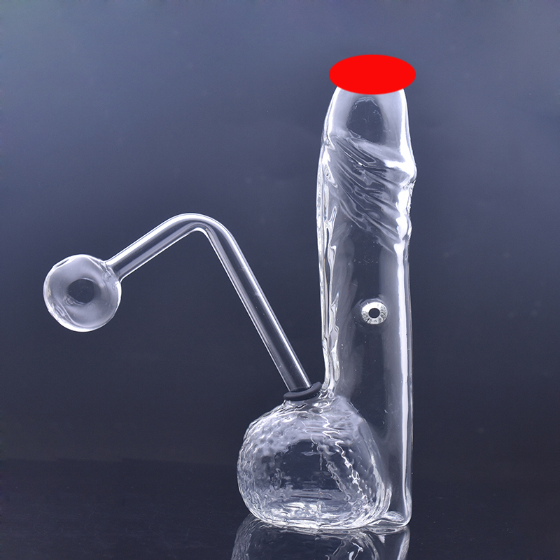 

Hot Selling 100% Lifelike Glass Oil Burner Bong Jumbo Male Penis Smoking Pipe Thickness Clear Dab Rigs Ashcatcher Bongs with Detachable Oil Burner Pipes 1pcs