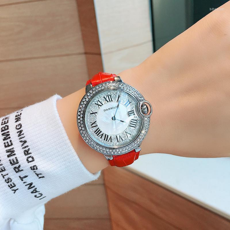 Wristwatches Quality Ladies Fashion Shell Face Rhinestone Quartz Watch Female Women's Watches Clock Women, Black
Wristwatches Quality Ladies Fashion Shell Face Rhinestone Quartz Watch Female Women's Watches Clock Women, Black