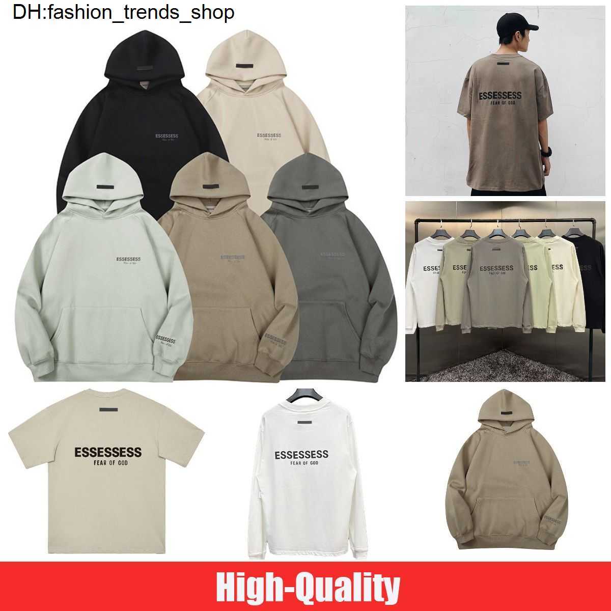 Hot Fashion Essent Hoodie Loose Designer Women Mens Essentail Streetwear Essen Sweatshirts Tops Clothing Hip Hop Luxury t Shirt Shorts1, 20
Hot Fashion Essent Hoodie Loose Designer Women Mens Essentail Streetwear Essen Sweatshirts Tops Clothing Hip Hop Luxury t Shirt Shorts1, 20