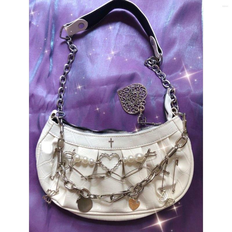 Evening Bags Original Metal Chain Design Female JK Lolita PU One Shoulder Diagonal Hanging Vintage Elegant Classic Badge Doll Bag, Beige
Evening Bags Original Metal Chain Design Female JK Lolita PU One Shoulder Diagonal Hanging Vintage Elegant Classic Badge Doll Bag, Beige