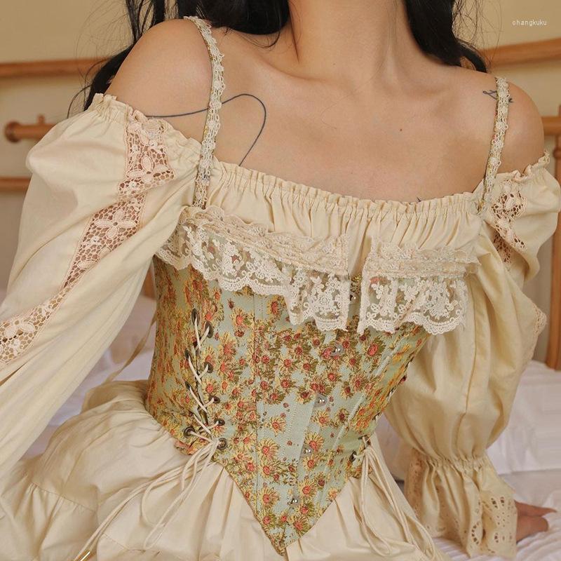 Women' T Shirts Printed Lace Sling Cardigan Buckle With Casual Corset Women' Crop Tops Selected Officials Store Dames Blouses 2023, Flower
Women' T Shirts Printed Lace Sling Cardigan Buckle With Casual Corset Women' Crop Tops Selected Officials Store Dames Blouses 2023, Flower