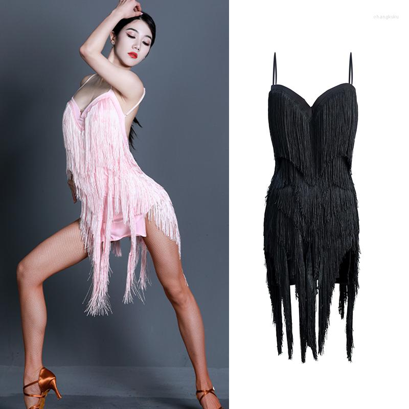 Stage Wear Sexy Backless Latin Dance Dress For Women Multi Layered Fringed Chacha Rumba Female Competition DN15205, Black dress
Stage Wear Sexy Backless Latin Dance Dress For Women Multi Layered Fringed Chacha Rumba Female Competition DN15205, Black dress