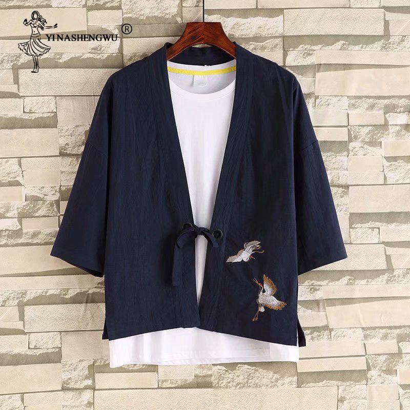 Ethnic Clothing Japanese Traditional Kimono Yukata Robe Women Japan Kimonos Unisex Cardigan Men Cosplay Femme Shirt Coat
Ethnic Clothing Japanese Traditional Kimono Yukata Robe Women Japan Kimonos Unisex Cardigan Men Cosplay Femme Shirt Coat