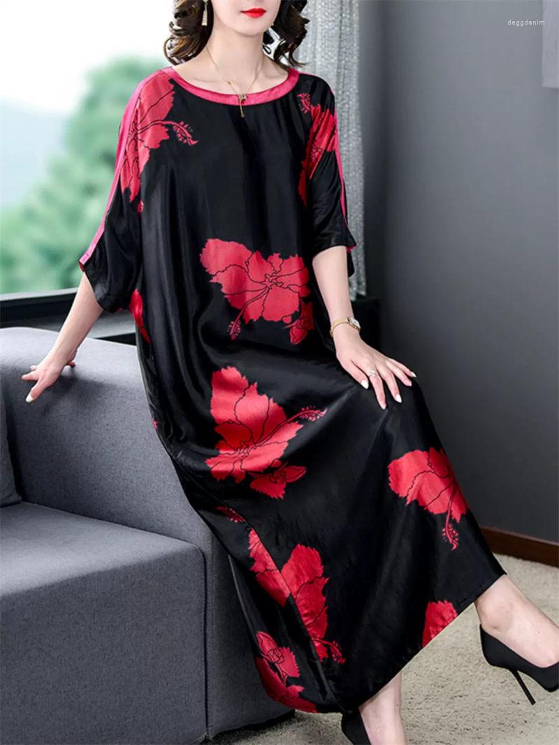 Party Dresses 2023 Summer Noble And Elegant Dress Large Size Women's Ethnic Style Vintage Silk Printed Long Short Sleeve Vestidos Z1255, Yellow
Party Dresses 2023 Summer Noble And Elegant Dress Large Size Women's Ethnic Style Vintage Silk Printed Long Short Sleeve Vestidos Z1255, Yellow
