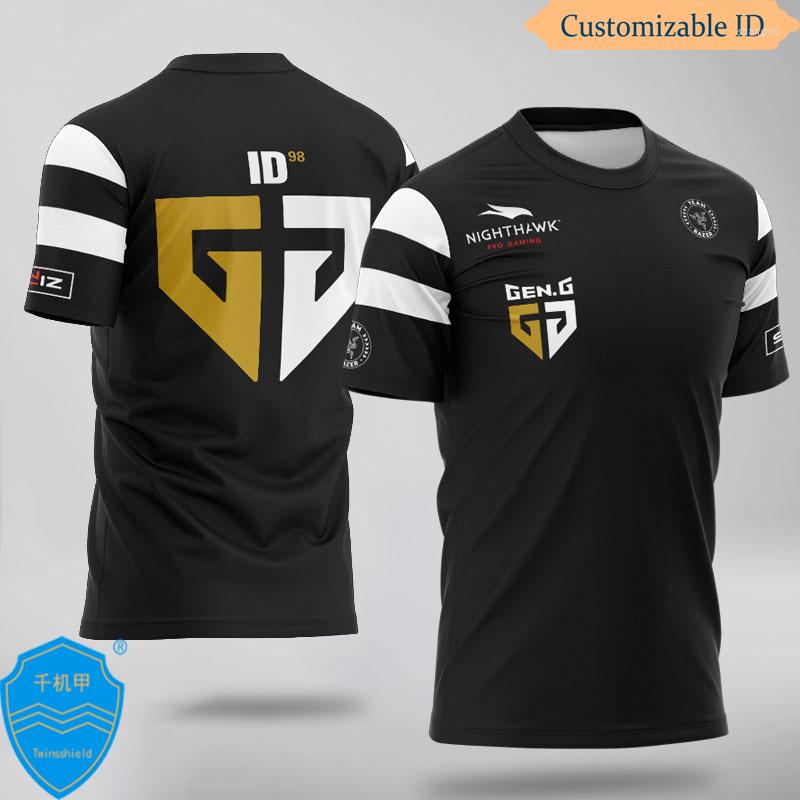 Men' T Shirts Generation Gaming GEN.G Player Jersey Team Uniforms Customized ID Game T-shirt PCG E-sports Short-sleeved Clothes, Customizable id
Men' T Shirts Generation Gaming GEN.G Player Jersey Team Uniforms Customized ID Game T-shirt PCG E-sports Short-sleeved Clothes, Customizable id
