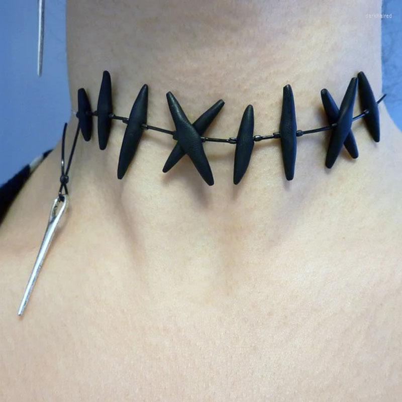 Chains Arm Chain Jewelry Halloween Handmade Zombie Stitching Needle Gothic Necklace For Women Trendy Punk Harajuku Hiphop Accessories
Chains Arm Chain Jewelry Halloween Handmade Zombie Stitching Needle Gothic Necklace For Women Trendy Punk Harajuku Hiphop Accessories