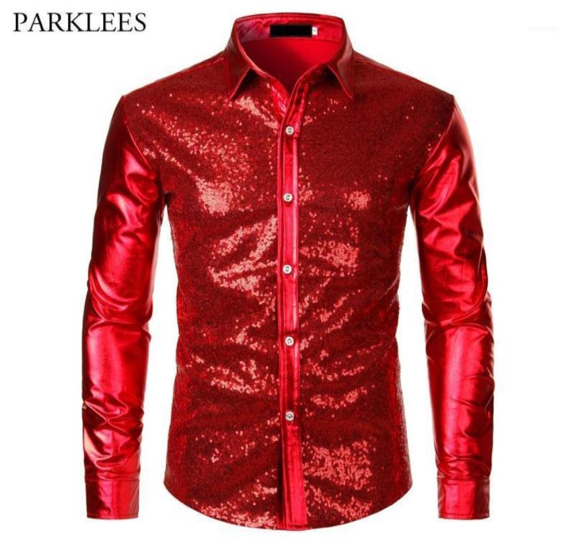 Men039s Casual Shirts Red Metallic Sequins Glitter Shirt Men 2021 Disco Party Halloween Costume Chemise Homme Stage Performance4580456, Silver
Men039s Casual Shirts Red Metallic Sequins Glitter Shirt Men 2021 Disco Party Halloween Costume Chemise Homme Stage Performance4580456, Silver