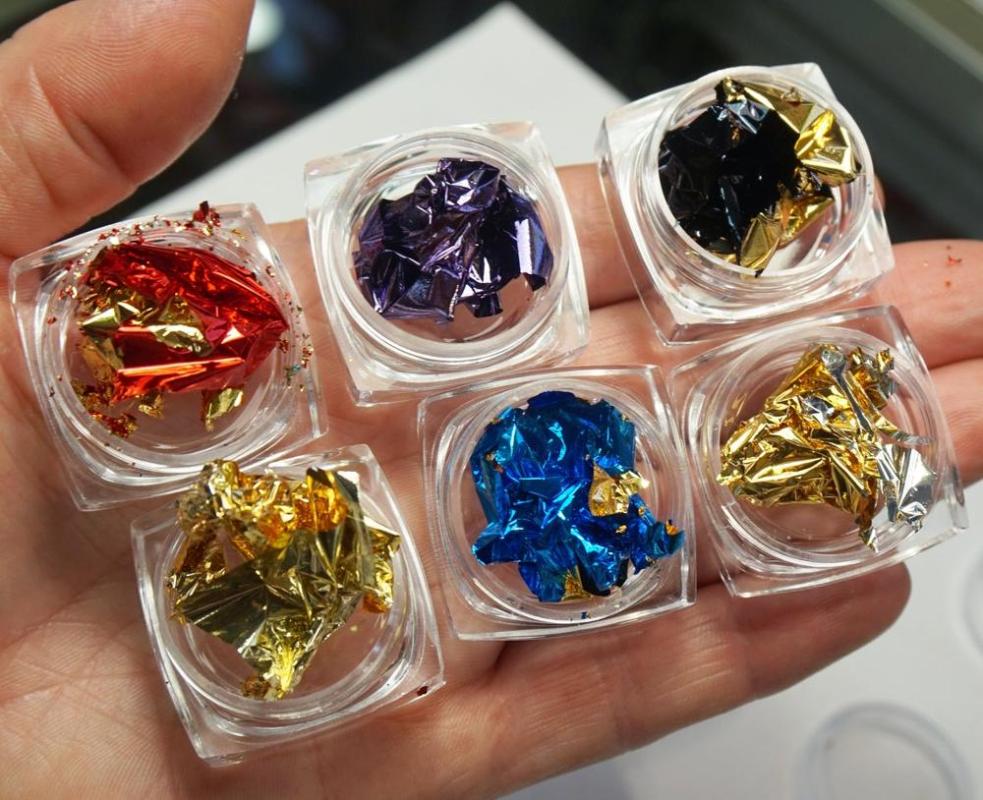 Nail Stickers & Decals 6colors Flakes Magic Foil MIRROR EFFECT Chrome Powder Sequins Flake Broken Glass Shining Art
Nail Stickers & Decals 6colors Flakes Magic Foil MIRROR EFFECT Chrome Powder Sequins Flake Broken Glass Shining Art