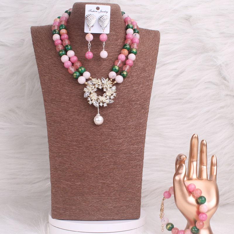 Necklace Earrings Set 4ujewelry Crystal African Beads Colorful Nature Stone Jewelry For Nigerian Weddings Women, Picture shown
Necklace Earrings Set 4ujewelry Crystal African Beads Colorful Nature Stone Jewelry For Nigerian Weddings Women, Picture shown