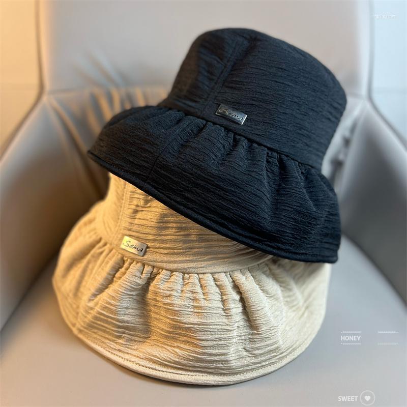 Berets Big Brim Fisherman Hat Foldable Retro Fashion Show Face Small Sun Hats Spring And Autumn Outdoor Outing Street Shooting Pot Cap, Ttyfm-hei se
Berets Big Brim Fisherman Hat Foldable Retro Fashion Show Face Small Sun Hats Spring And Autumn Outdoor Outing Street Shooting Pot Cap, Ttyfm-hei se