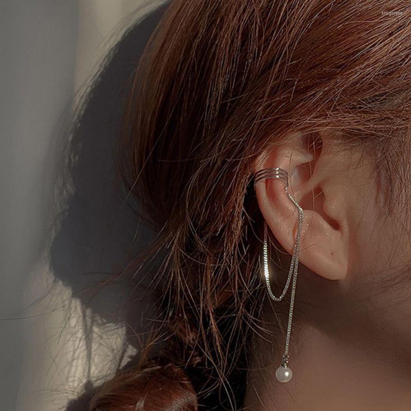 Backs Earrings Fashion Without Pierced Women Long Tassel Imitation Pearl Ear Clip Cuff
Backs Earrings Fashion Without Pierced Women Long Tassel Imitation Pearl Ear Clip Cuff