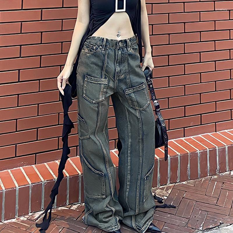 Women's Jeans Woman Cargo Pants Y2k Trousers Women Calca Feminina Baggy Pantalones Informales Ropa Coreana Summer, Blue
Women's Jeans Woman Cargo Pants Y2k Trousers Women Calca Feminina Baggy Pantalones Informales Ropa Coreana Summer, Blue