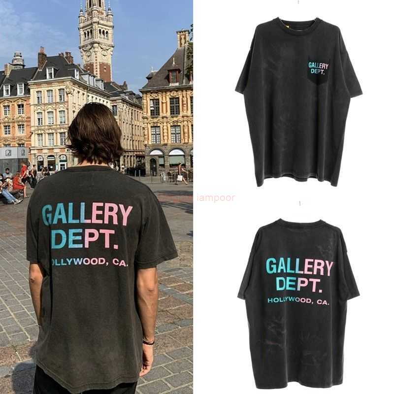 Designer Fashion Clothing Tees Tshirt Galleryes Depts Phantom Letter Print Short Sleeve High Street Washed Old Round Neck Tshirt Couple Loose Casual Streetwear Top, Washed black (spot)
Designer Fashion Clothing Tees Tshirt Galleryes Depts Phantom Letter Print Short Sleeve High Street Washed Old Round Neck Tshirt Couple Loose Casual Streetwear Top, Washed black (spot)