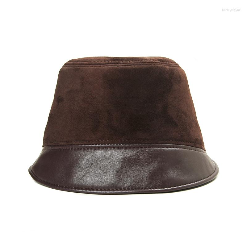 Wide Brim Hats Japanese Harajuku Basin Hat Women Ladies Genuine Leather Suede Patchwork Fisherman Caps Fashion Winter Streetwear Chic Bonnet, Brown
Wide Brim Hats Japanese Harajuku Basin Hat Women Ladies Genuine Leather Suede Patchwork Fisherman Caps Fashion Winter Streetwear Chic Bonnet, Brown