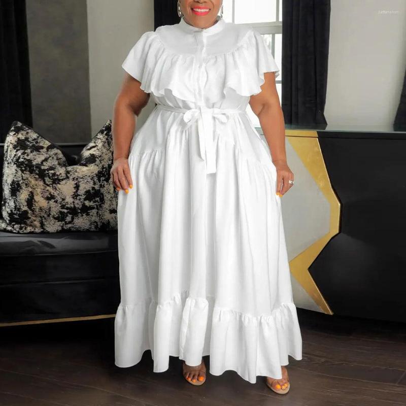 Casual Dresses Holiday Solid Color Short Sleeve High Waist Elegant A-Line Fashion Women Summer 2023 Arrivals 2XL-5XL, Black
Casual Dresses Holiday Solid Color Short Sleeve High Waist Elegant A-Line Fashion Women Summer 2023 Arrivals 2XL-5XL, Black