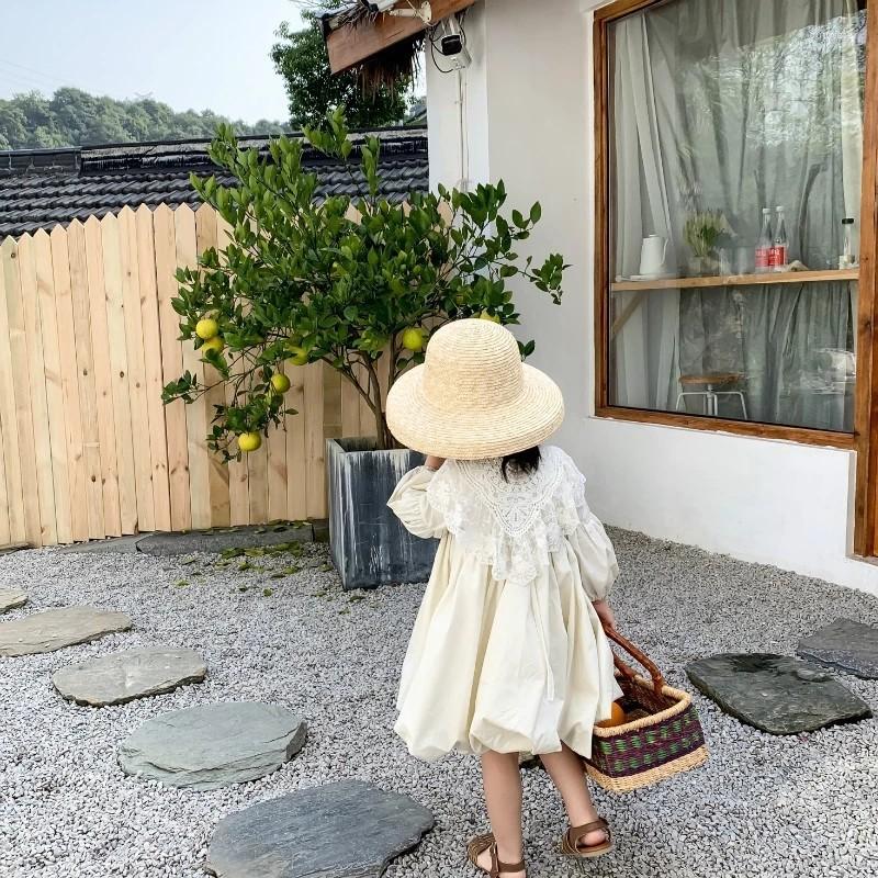 Berets 202305-yihang Ins Summer Handmade Natural Straw Hepburn Lampshade Molding Kids Beach Holiday Bucket Cap Children Leisure Hat, Beige
Berets 202305-yihang Ins Summer Handmade Natural Straw Hepburn Lampshade Molding Kids Beach Holiday Bucket Cap Children Leisure Hat, Beige