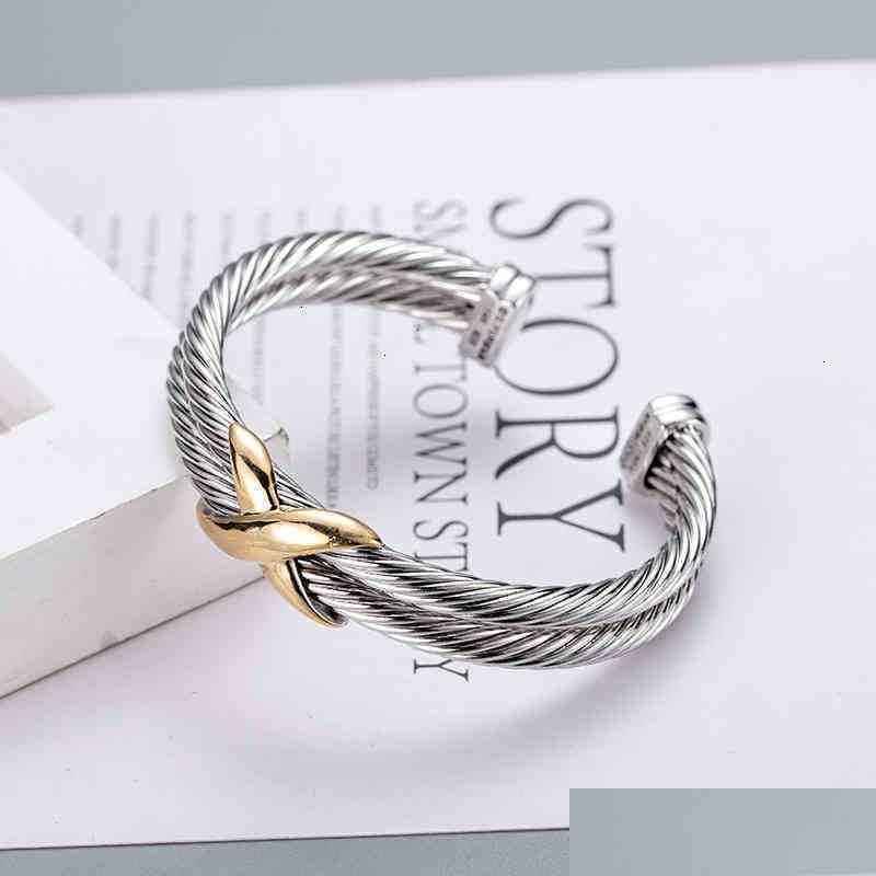 Bangle Bracelets Men Dy X Bracelet Sliver Gold Double Twisted Jewelrys Wire Cross Women Fashion Trend Platinum Plated Color Ring Ope Dhkzy
Bangle Bracelets Men Dy X Bracelet Sliver Gold Double Twisted Jewelrys Wire Cross Women Fashion Trend Platinum Plated Color Ring Ope Dhkzy