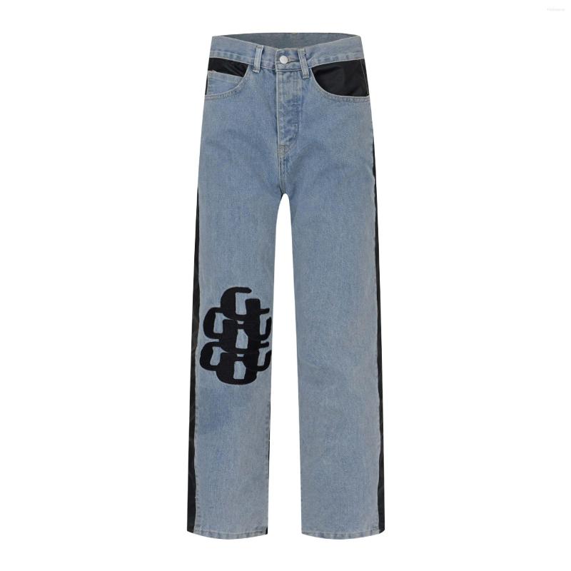 Men's Jeans Fashion Vibe Style Pants With Embroidery Hi Street Hip Hop Denim Trousers Loose Fit Y2K Bottoms Streetwear, Blue
Men's Jeans Fashion Vibe Style Pants With Embroidery Hi Street Hip Hop Denim Trousers Loose Fit Y2K Bottoms Streetwear, Blue