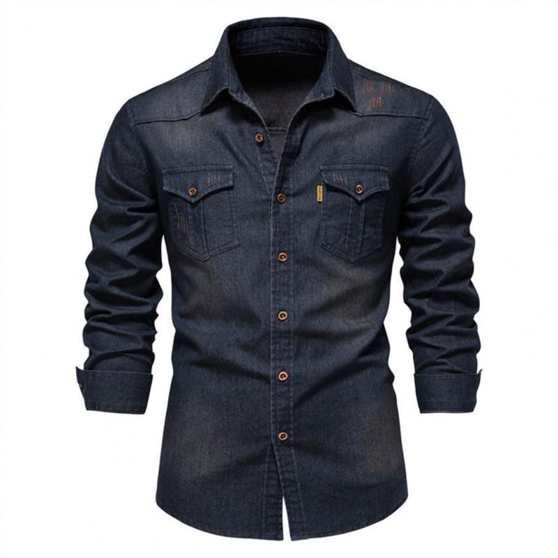 Men's Casual Shirts Flap Pocket Turn-down Collar Shirt Work Male Multi PocketsMen's, Black
Men's Casual Shirts Flap Pocket Turn-down Collar Shirt Work Male Multi PocketsMen's, Black