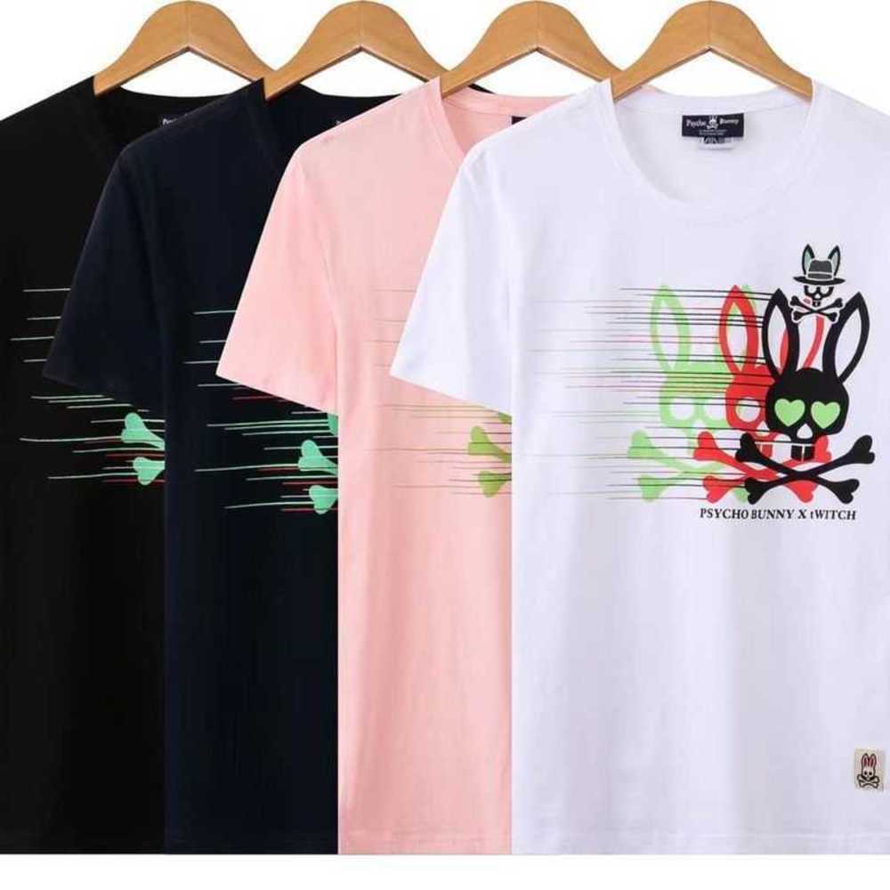 Psycho Bunny 2023 Summer New Short Sleeve T-shirts Fashion Brand Versatile Print Skull Rabbit Pattern Men's Pure Cotton Me8c, White
Psycho Bunny 2023 Summer New Short Sleeve T-shirts Fashion Brand Versatile Print Skull Rabbit Pattern Men's Pure Cotton Me8c, White