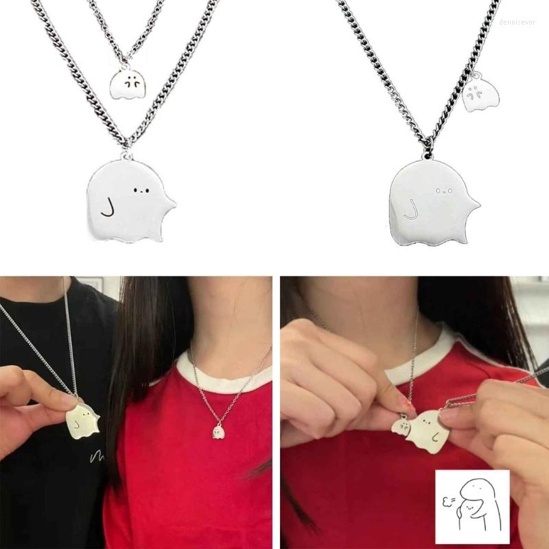 Pendant Necklaces Stainless Steel Chain Fashion Necklace Cute Ghost For Jewelry Party Girl Women Gifts
Pendant Necklaces Stainless Steel Chain Fashion Necklace Cute Ghost For Jewelry Party Girl Women Gifts