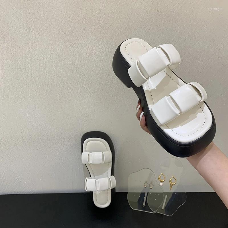 Slippers Summer Fashion Platform Women Casual Open Toe Thick Sole Flats Heel For Elgant Outdoor Beach Sandalias, Green
Slippers Summer Fashion Platform Women Casual Open Toe Thick Sole Flats Heel For Elgant Outdoor Beach Sandalias, Green