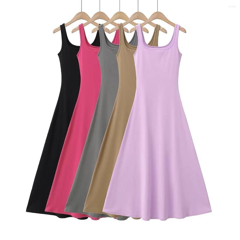 Casual Dresses 2023 Spicy Girls' Square Neck Narrow Shoulder Waist Sexy Big Swing Long Dress Women' Summer Style Slim Fit Strap, Black
Casual Dresses 2023 Spicy Girls' Square Neck Narrow Shoulder Waist Sexy Big Swing Long Dress Women' Summer Style Slim Fit Strap, Black