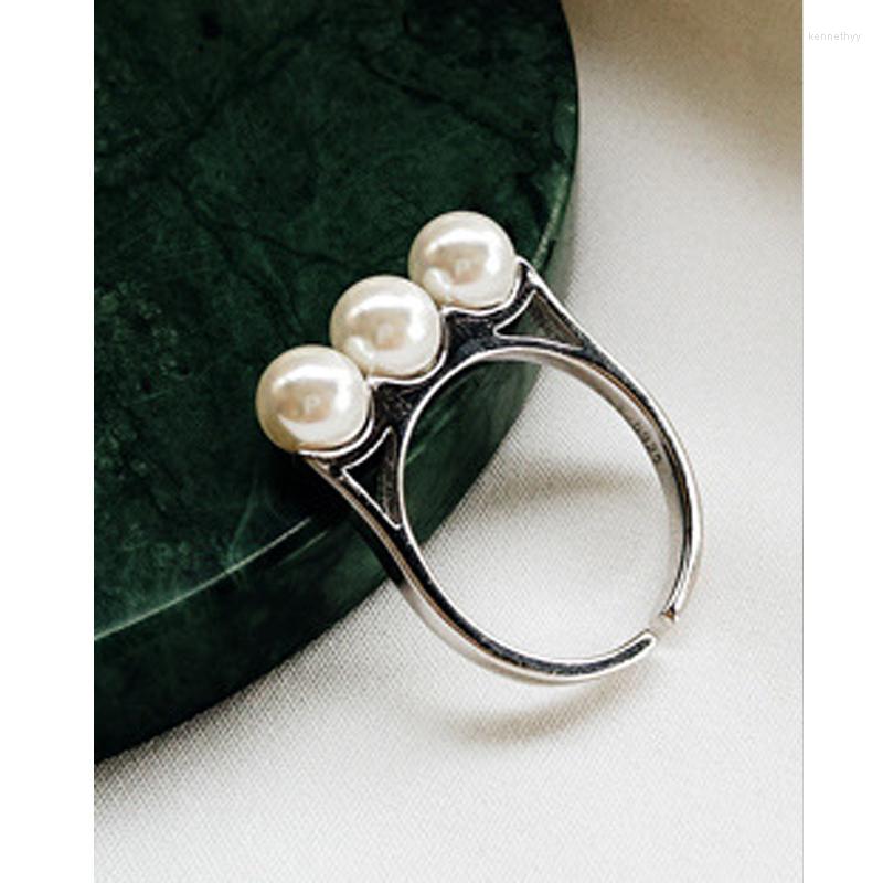 Cluster Rings MLKENLY 3 Beads Pearl Open Ring Minimalist Adjustable Simple For Women Birthday Gift 925 Sterling Silver Jewelry
Cluster Rings MLKENLY 3 Beads Pearl Open Ring Minimalist Adjustable Simple For Women Birthday Gift 925 Sterling Silver Jewelry
