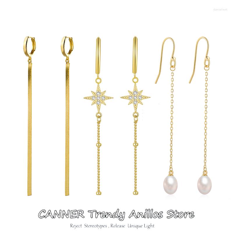 Hoop Earrings CANNER 925 Sterling Silver Vintage Long Chain Tassel Drop For Women 2023 Trend Korean Jewelry Hanging Pendientes
Hoop Earrings CANNER 925 Sterling Silver Vintage Long Chain Tassel Drop For Women 2023 Trend Korean Jewelry Hanging Pendientes