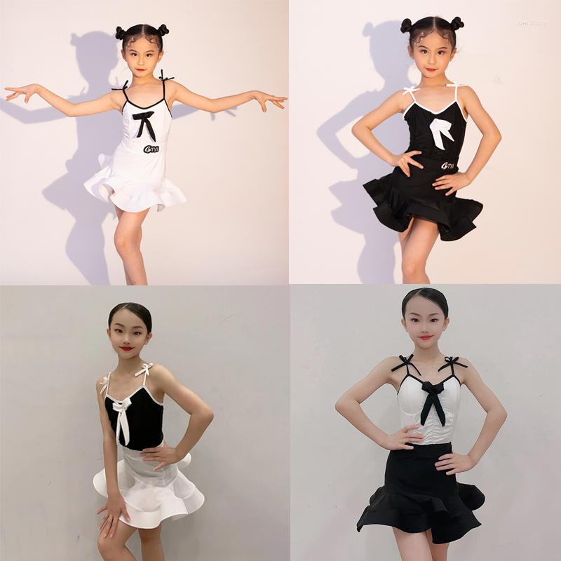 Stage Wear 2023 Summer Latin Dance Dress Girls Sleeveless Costume Kids Performance Ballroom Chacha Salsa SL8369, White
Stage Wear 2023 Summer Latin Dance Dress Girls Sleeveless Costume Kids Performance Ballroom Chacha Salsa SL8369, White