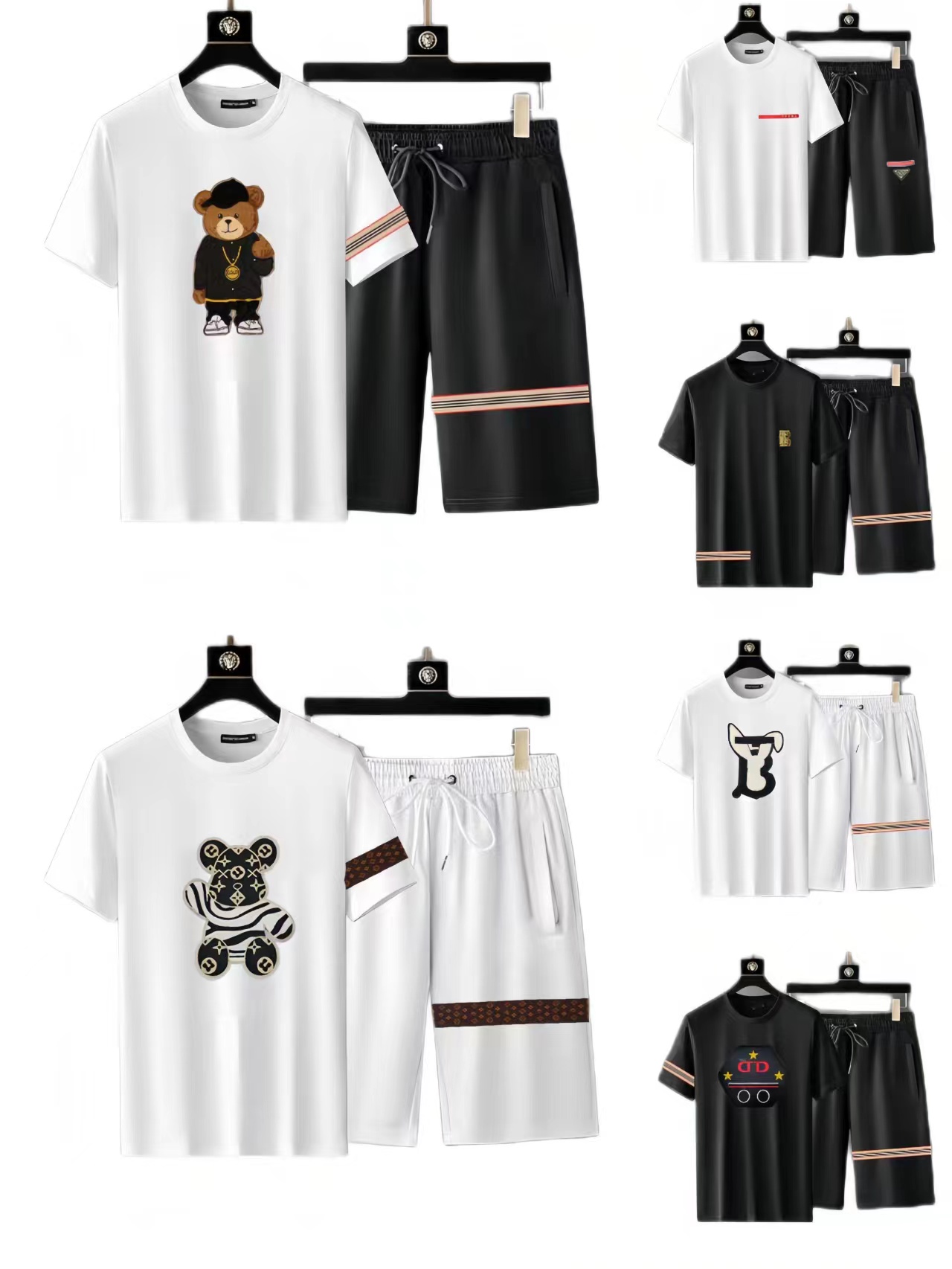 designer mens Sportswear t shirt Set Plush Embroidery Letter Street Popular Clothing Casual Loose Summer Set Top Beach Pants tshirt Outdoor Sports Set Quality Set, 6-2
designer mens Sportswear t shirt Set Plush Embroidery Letter Street Popular Clothing Casual Loose Summer Set Top Beach Pants tshirt Outdoor Sports Set Quality Set, 6-2