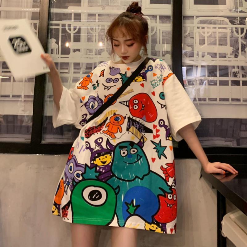 Women' T Shirts Kawai Yimeng Series Cartoon Pattern Loose Short Sleeved Women' Summer Korean Version Bf Graffiti Printed Shirt, Green
Women' T Shirts Kawai Yimeng Series Cartoon Pattern Loose Short Sleeved Women' Summer Korean Version Bf Graffiti Printed Shirt, Green