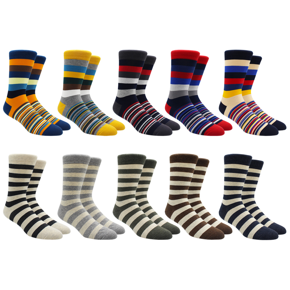 Men's Socks Size 4148 Casual Fashion Cotton Funny Long Women Men Socks Contrast Color Rainbow Larger Size Stripe Socks for Men 230512