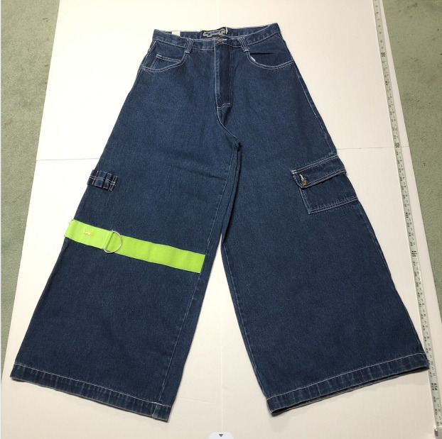Women's Pants s Y2K personalized letter pattern street striped jean loose wideleg straightleg pants men's trendy fashion denim trousers 230512
Women's Pants s Y2K personalized letter pattern street striped jean loose wideleg straightleg pants men's trendy fashion denim trousers 230512